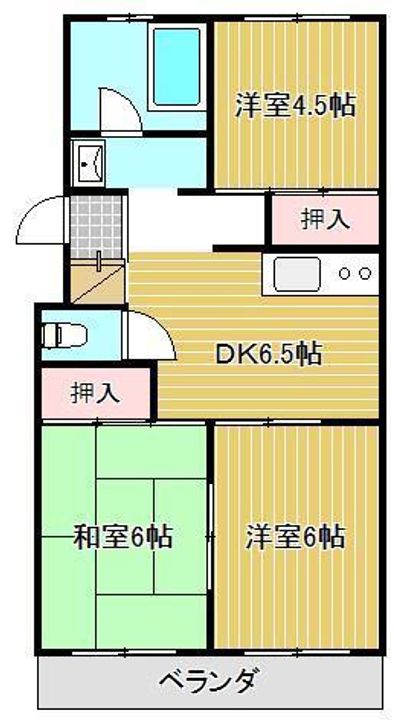 リバーサイドマンションIIの間取り