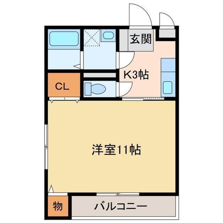 マリベールパセオの間取り