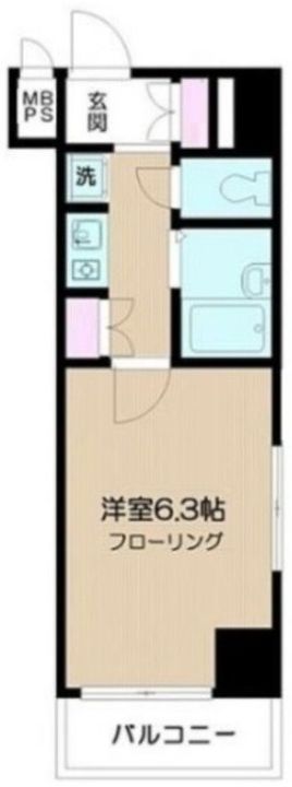 東京都文京区音羽1(マンション)の賃貸物件の間取り