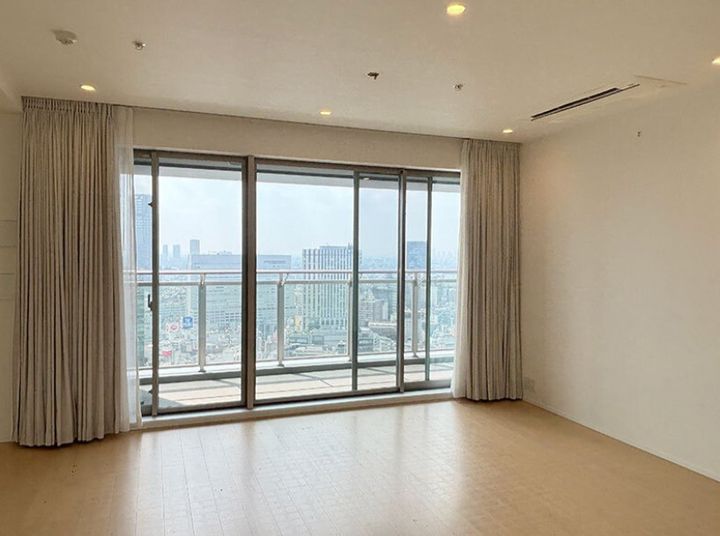 パークコート渋谷ザタワーの居間