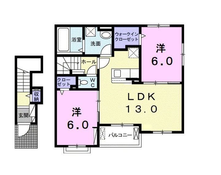 プレリメールの間取り