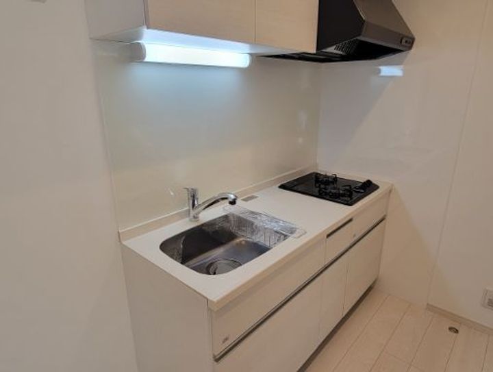 岡山県岡山市北区白石東新町(アパート)の賃貸物件のキッチン