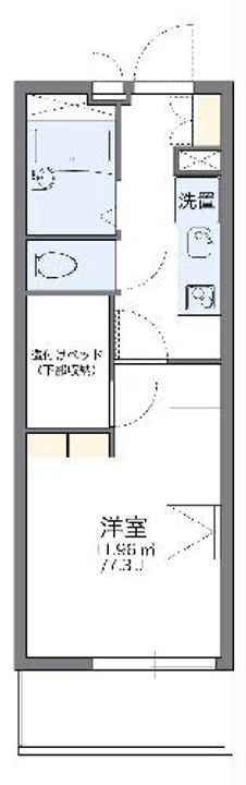 レオパレス大和の間取り
