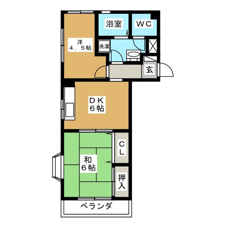 メゾンアムール三鷹の間取り