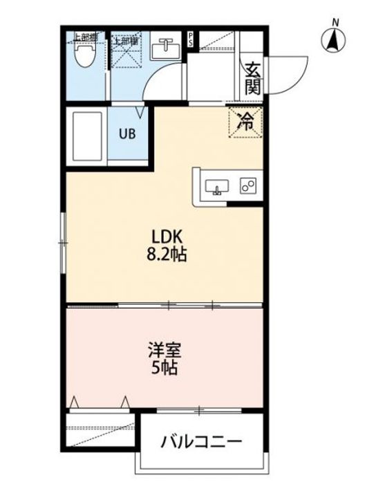 埼玉県所沢市緑町4(アパート)の賃貸物件の間取り