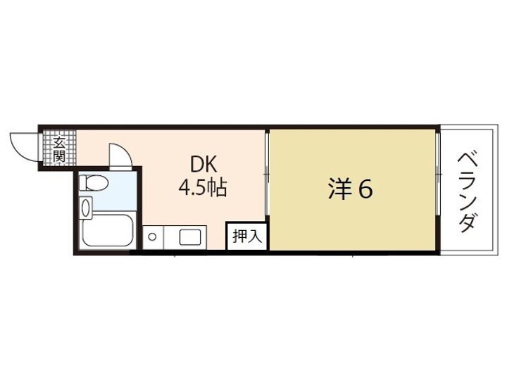 西霞MRビルの間取り