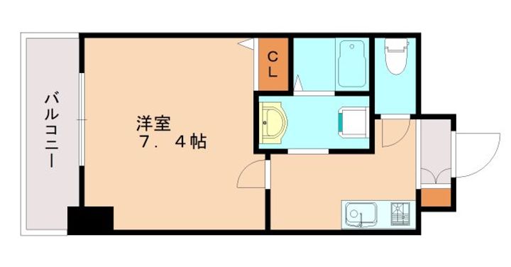 兵庫県神戸市須磨区大田町4(マンション)の賃貸物件の間取り