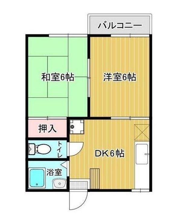 埼玉県朝霞市朝志ケ丘3(アパート)の賃貸物件の間取り