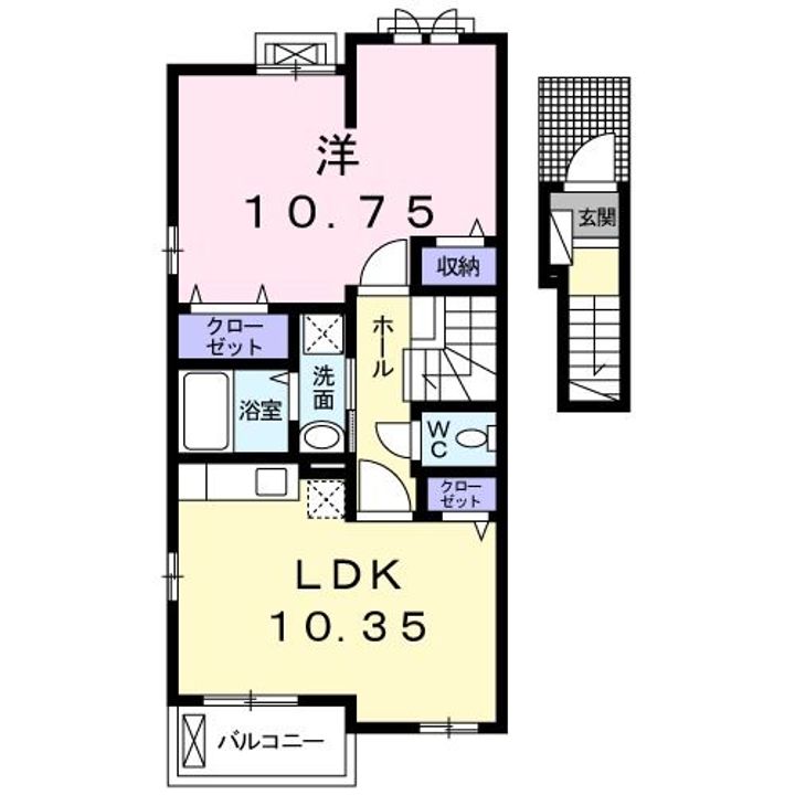 リバーサイド深見 IIの間取り