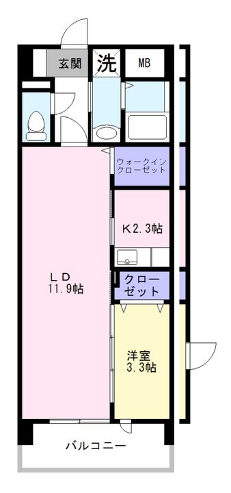 オリーブコート塚田の間取り