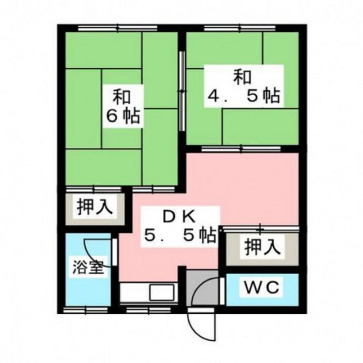 松翠苑の間取り