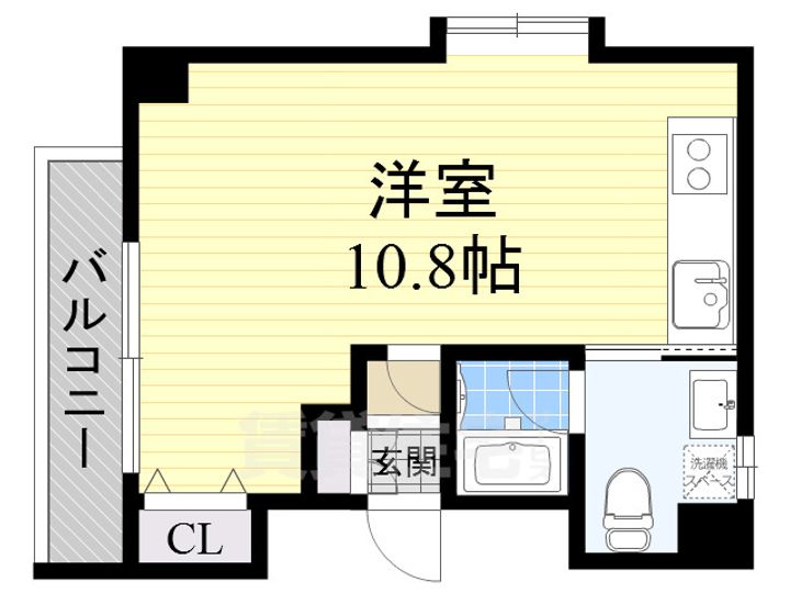 シャインビュー豊中の間取り