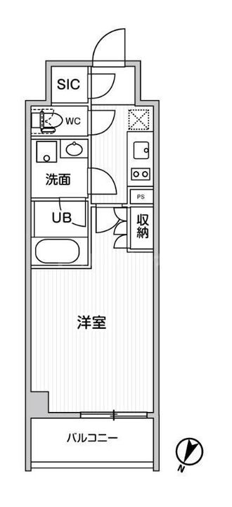 東京都豊島区南大塚2(マンション)の賃貸物件の間取り