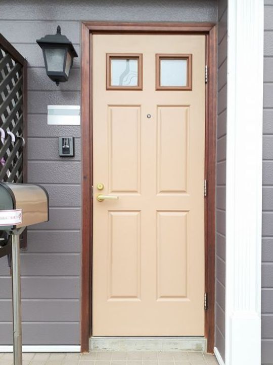 福島県福島市宮代字前畑(アパート)の賃貸物件の玄関