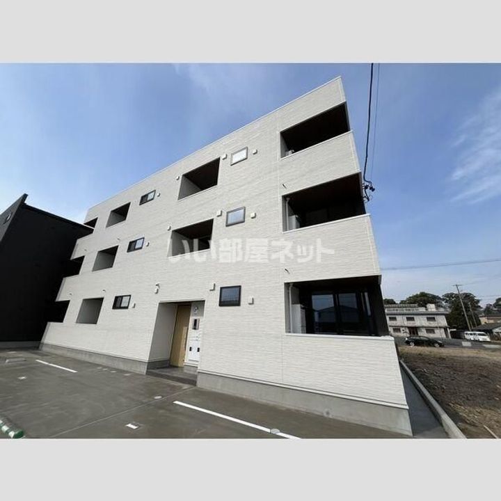 愛知県一宮市開明字名古羅(アパート)の賃貸物件の地図