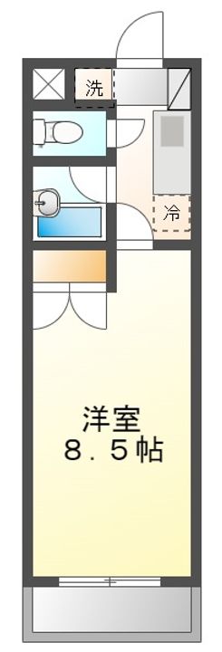 レジデンスKIIIの間取り