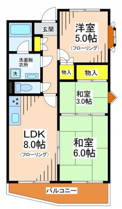 DRホームズ千歳烏山の間取り