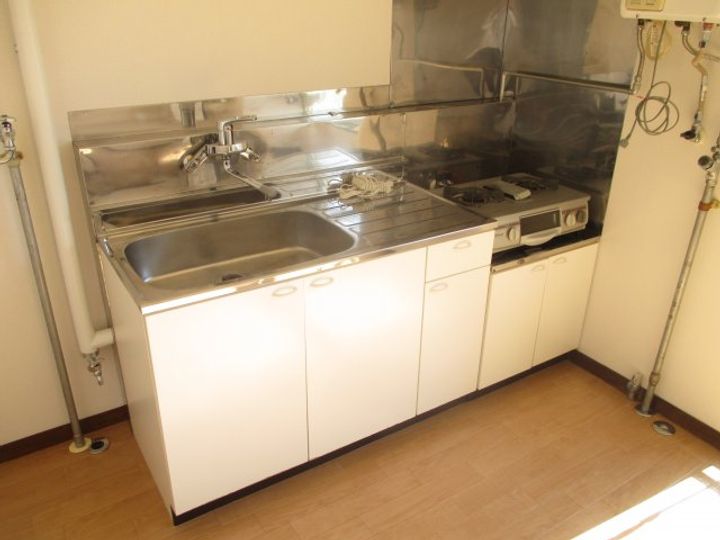北海道岩見沢市三条西13(アパート)の賃貸物件のキッチン