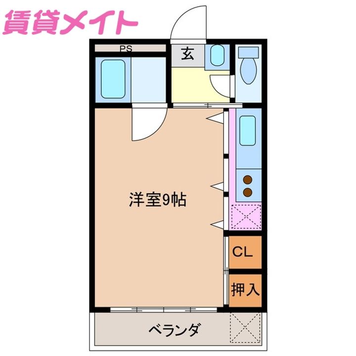 大海マンションの間取り