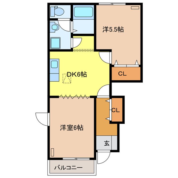 ベルフォレストの間取り