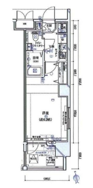 東京都千代田区九段北1(マンション)の賃貸物件の間取り