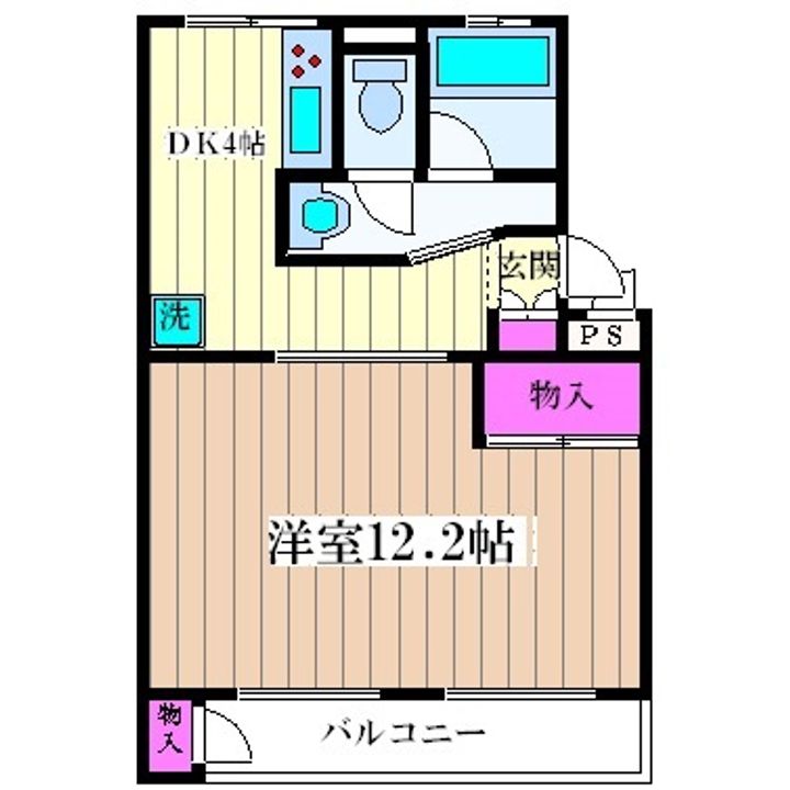 パークグリーン中島の間取り