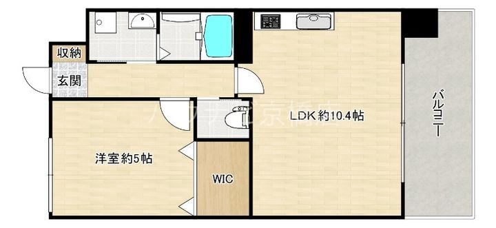 大阪府大阪市都島区片町1(マンション)の賃貸物件の間取り
