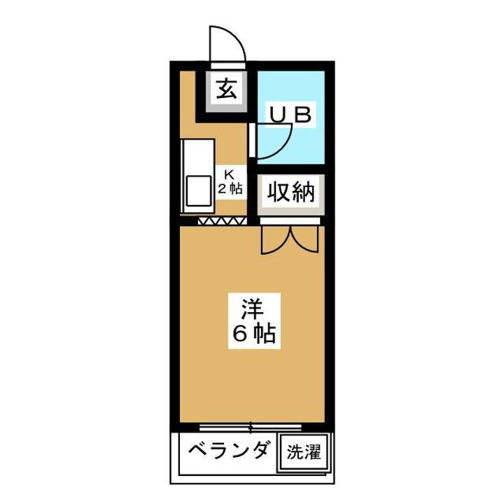 ウツボエマンションの間取り