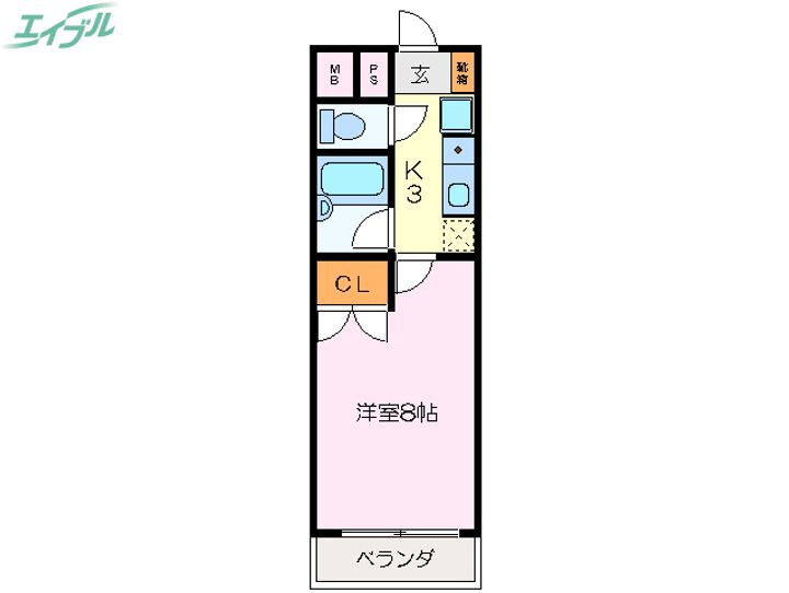 ナイスセブンあつみの間取り