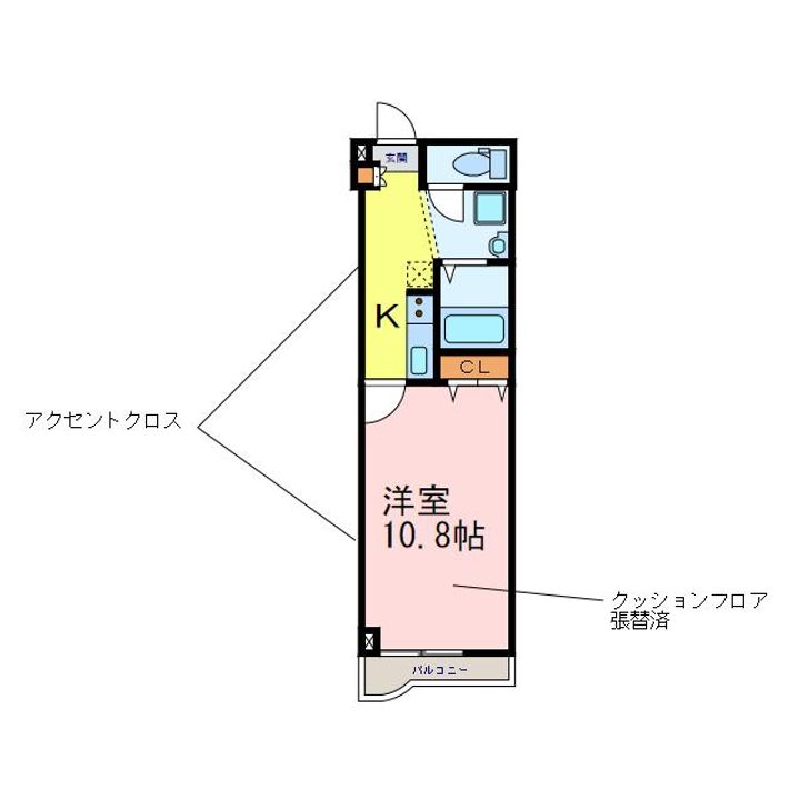 城南ウイング パートVの間取り