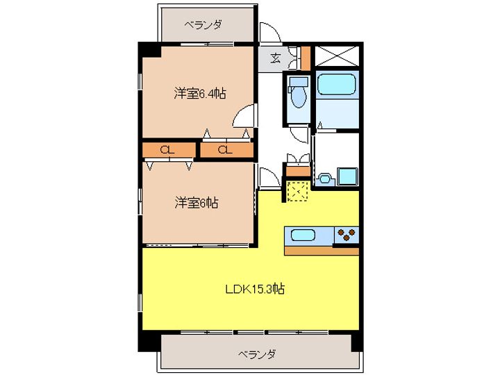 プラム正木北の間取り