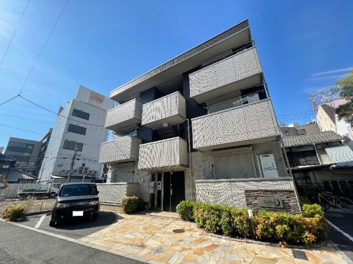 岡山県倉敷市阿知3(アパート)の賃貸物件の外観