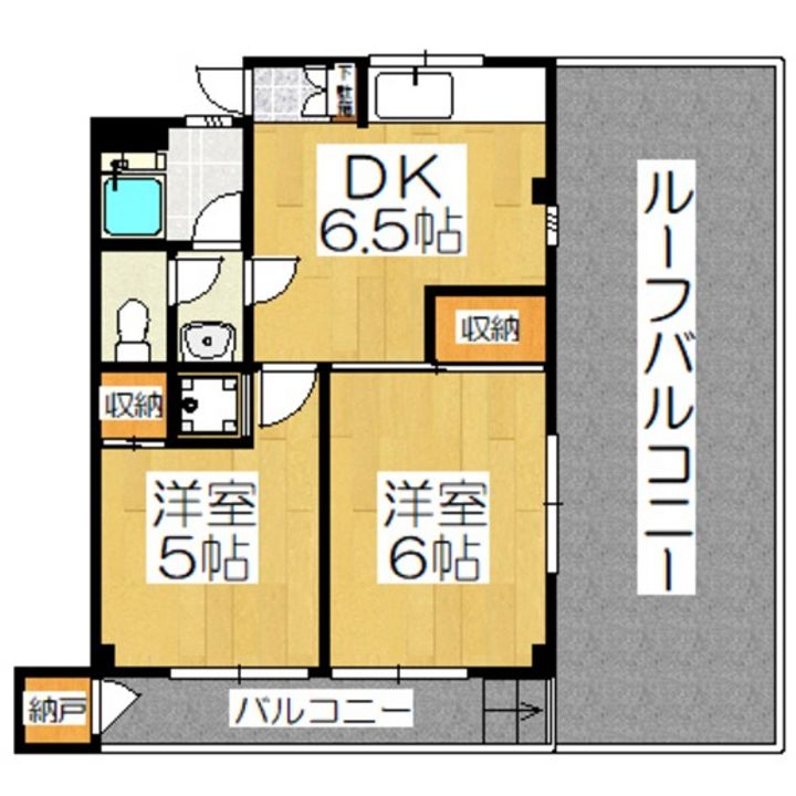 東京都世田谷区赤堤4(マンション)の賃貸物件の間取り