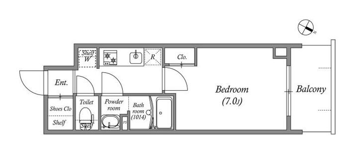 ジェノヴィア神戸湊川公園の間取り