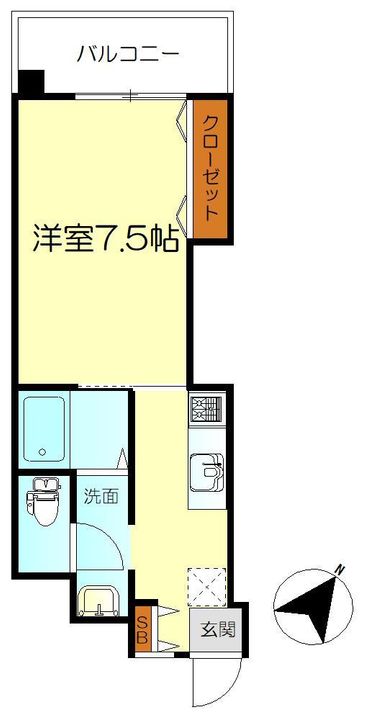 メガネ橋プラザの間取り