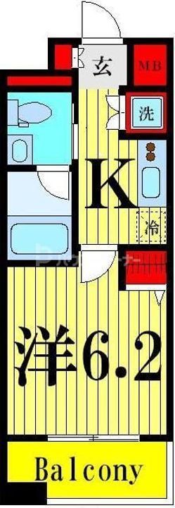 プレール・ドゥーク東京EAST IV RiverSideの間取り
