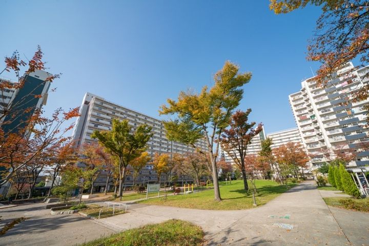 UR大谷田一丁目の地図
