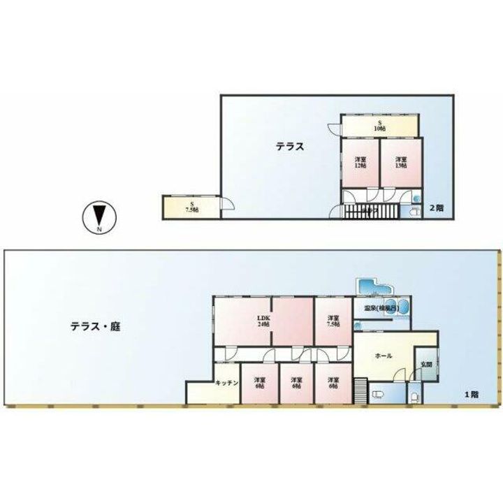 神奈川県足柄下郡箱根町仙石原(一戸建)の賃貸物件の間取り