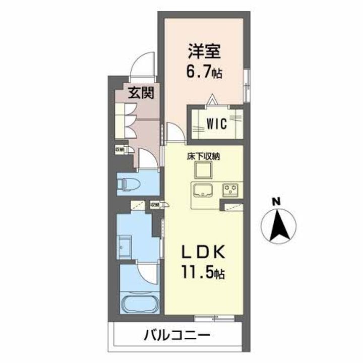 シャーメゾン 西岐阜の間取り