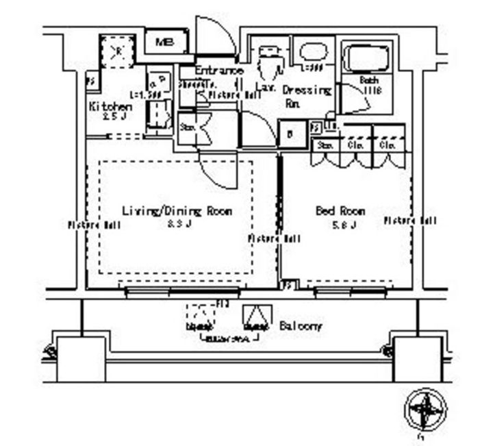 パークアクシス御茶ノ水ステージの間取り