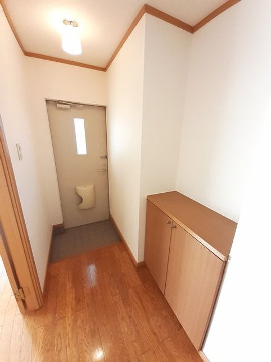 群馬県高崎市下中居町(アパート)の賃貸物件の玄関