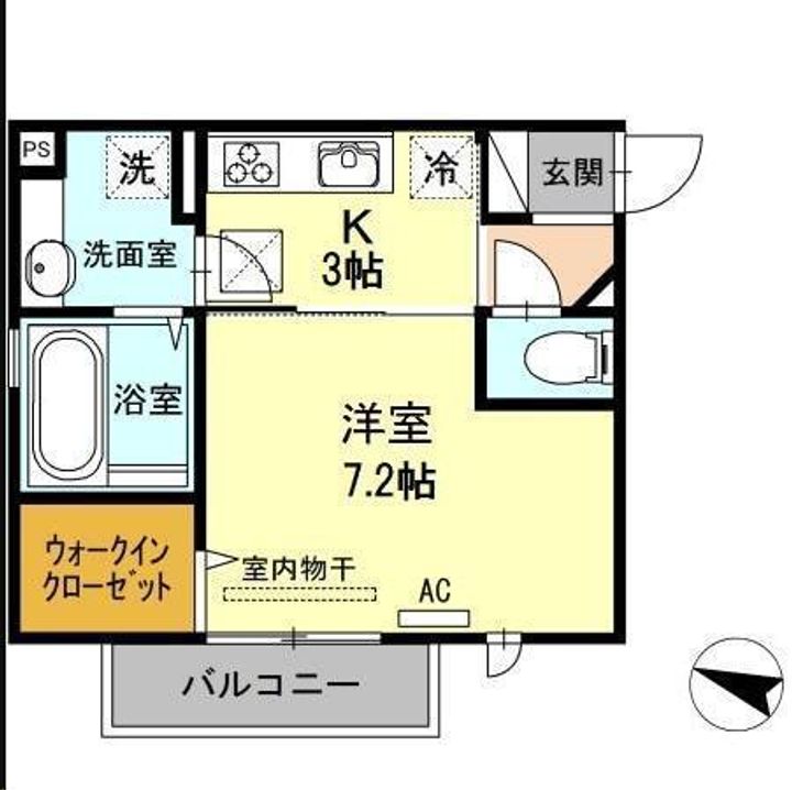 アイクレスト下関駅の間取り