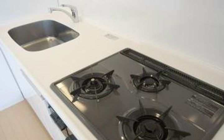東京都台東区台東3の賃貸マンションのキッチン