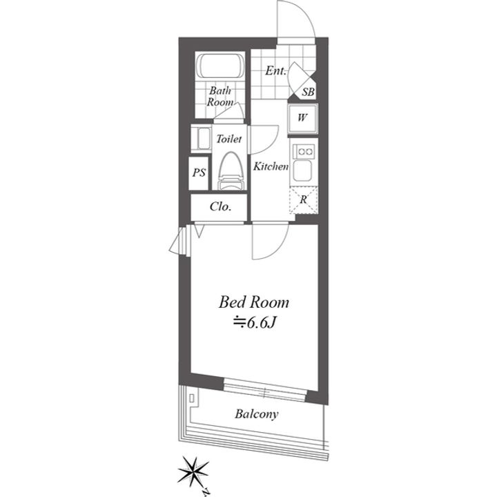 グランデュオ若林Vの間取り