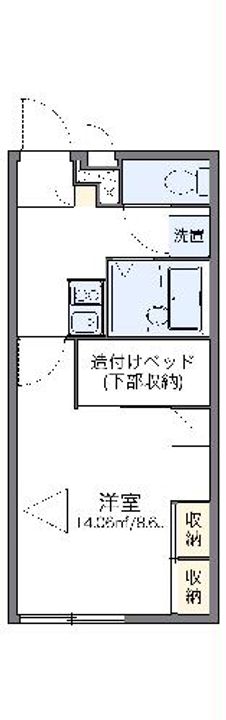 レオパレス翔の間取り