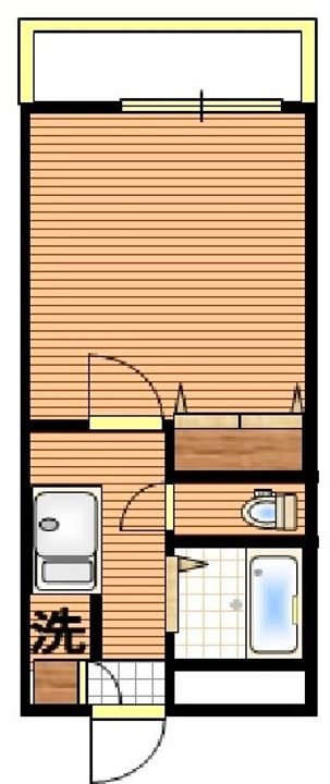 アンプルールベトン扇町の間取り