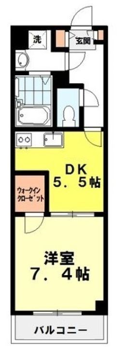 カーム椎名町IIの間取り