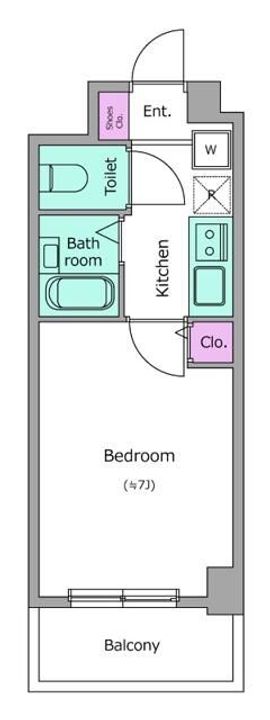 東京都中野区上鷺宮4(マンション)の賃貸物件の間取り
