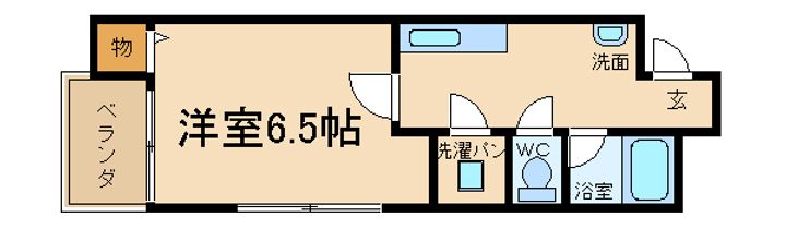 ホワイトヴィラ杉本の間取り