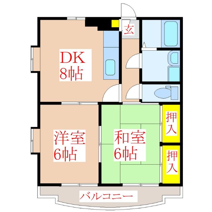 ガーデンパレスあもりの間取り